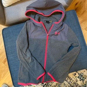 Under Armour hooded fleece jacket size 6x
